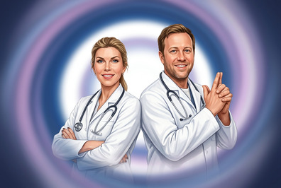 Doctor with gun